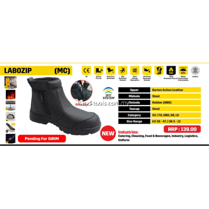 SAFETY JOGGER LABOZIP SAFETY SHOES WITH ZIP SAFETY JOGGER LABOZIP SAFETY SHOES WITH ZIP
